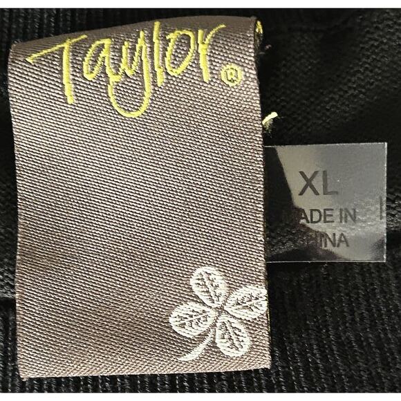 NWT Taylor Knit Faux Wrap Hunter Green Dress Women's XL - Picture 6 of 7